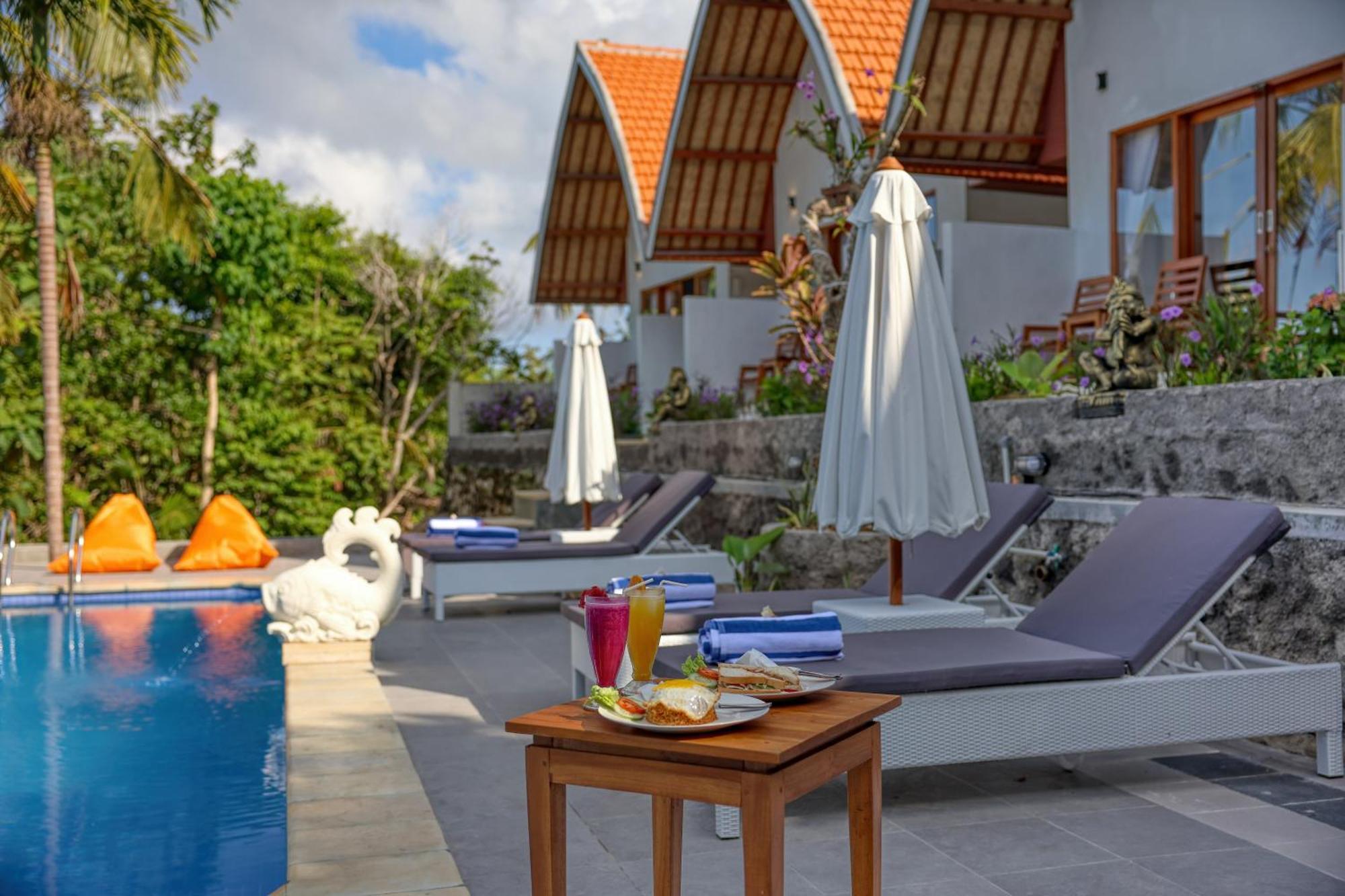 Kelingking Beach Villas Sompang Exterior foto